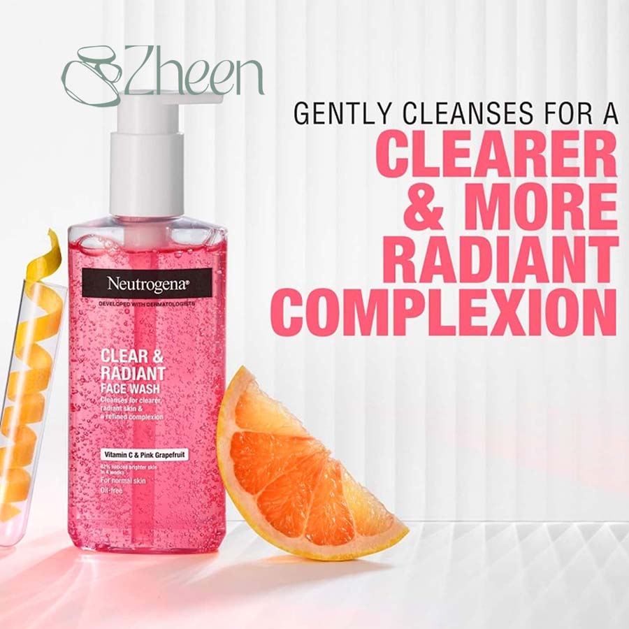 ژل شستشوی صورت Refreshingly Clear گریپ فروت نوتروژینا 200 ml